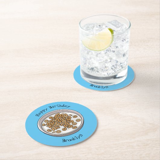 Afbeelding van graancartoon ronde kartonnen onderzetter (Insitu)