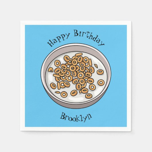 Afbeelding van graancartoon servet (Voorkant)