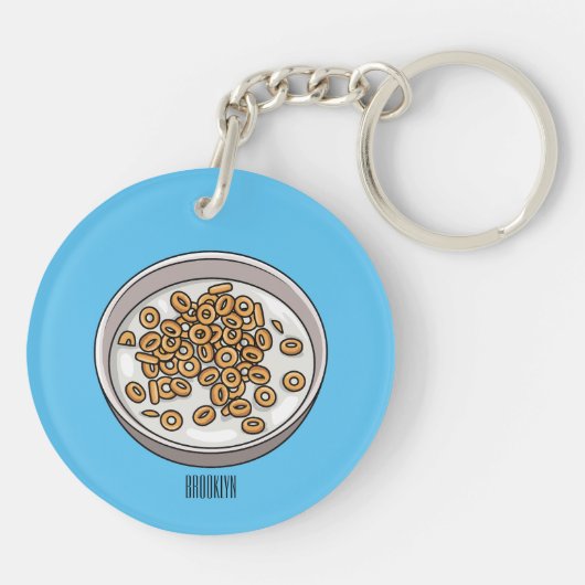 Afbeelding van graancartoon sleutelhanger (Achterkant)