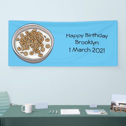 Afbeelding van graancartoon spandoek (Beurs)