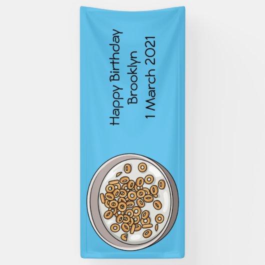 Afbeelding van graancartoon spandoek (Verticaal)