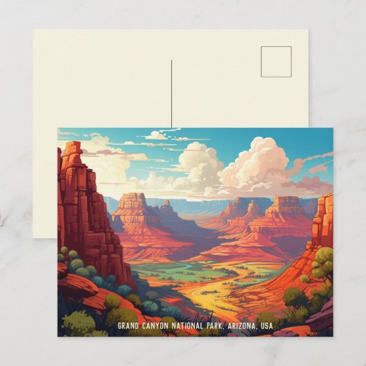  afbeelding van Grand Canyon National Park Briefkaart (Voorkant / Achterkant)