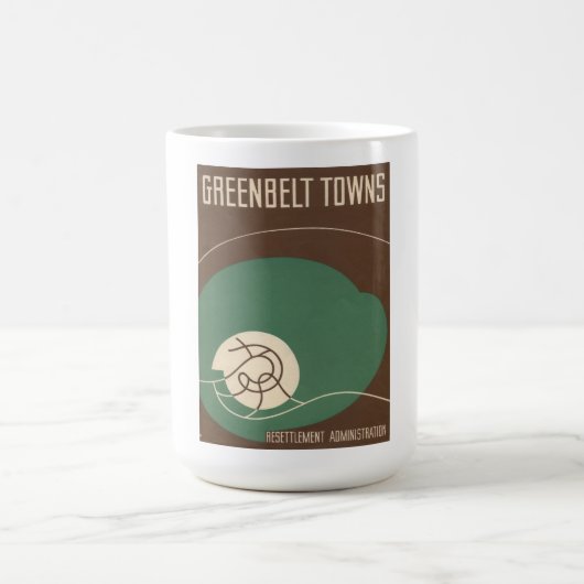 Afbeelding van Greenbelt Towns op mok (Center)