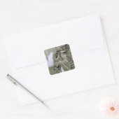 Afbeelding van Grief, van de graftombe van Pierre Vierkante Sticker (Envelop)
