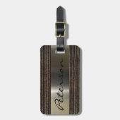 Afbeelding van grijze mannen bagagelabel (Voorkant verticaal)