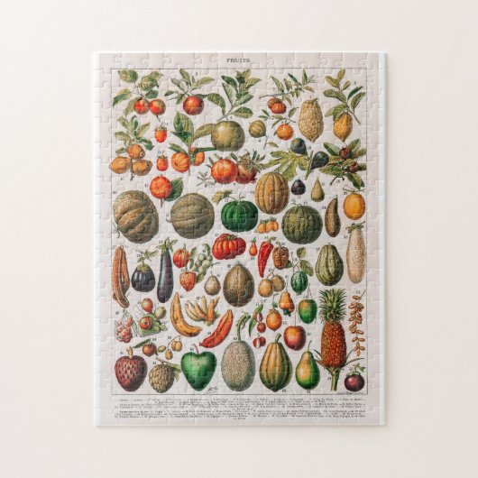 afbeelding van groenten en fruit legpuzzel (Verticaal)