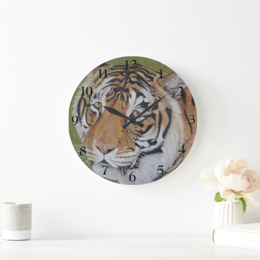 afbeelding van grote kattentijger grote klok (Huis)