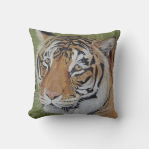 afbeelding van grote kattentijger kussen
