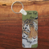 afbeelding van grote kattentijger sleutelhanger (Voorkant)