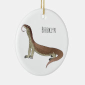 Afbeelding van hagedis-cartoon bewaken keramisch ornament (Rechts)