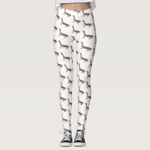 Afbeelding van hagedis-cartoon bewaken leggings