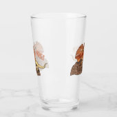 Afbeelding van hagedis-cartoon met gevlekte hals glas (Links)
