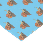 Afbeelding van hagedis-cartoon met gevlekte hals korte tafelloper (Hoek)