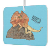 Afbeelding van hagedis-cartoon met gevlekte hals luchtverfrisser (Links)