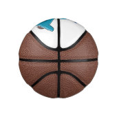 Afbeelding van hamerhaaienhaai cartoon basketbal (Rechts)