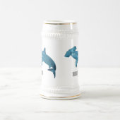 Afbeelding van hamerhaaienhaai cartoon bierpul (Center)