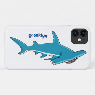 Afbeelding van hamerhaaienhaai cartoon Case-Mate iPhone case