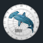 Afbeelding van hamerhaaienhaai cartoon dartbord<br><div class="desc">Afbeelding van hamerhaaienhaai cartoon</div>