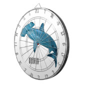 Afbeelding van hamerhaaienhaai cartoon dartbord (Voorkant Rechts)