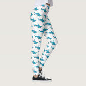 Afbeelding van hamerhaaienhaai cartoon leggings (Rechts)