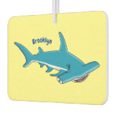 Afbeelding van hamerhaaienhaai cartoon luchtverfrisser (Links)