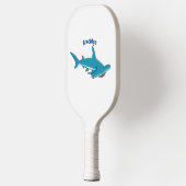 Afbeelding van hamerhaaienhaai cartoon pickleball paddle (Links)