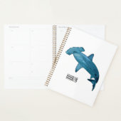Afbeelding van hamerhaaienhaai cartoon planner (Display)
