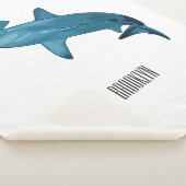 Afbeelding van hamerhaaienhaai cartoon sherpa deken (3/4)