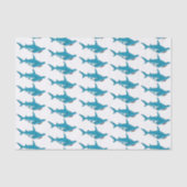 Afbeelding van hamerhaaienhaai cartoon tissuepapier (Voorkant)