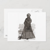 Afbeelding van Harriet Tubman, vóór 1869 Briefkaart (Voorkant / Achterkant)