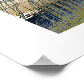 Afbeelding van haver van gesoldeerd zee op het str poster (Hoek)