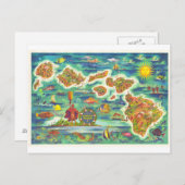 Afbeelding van Hawaii Briefkaart (Voorkant / Achterkant)