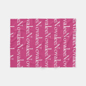 Afbeelding van herhaalde naam fleece deken (Voorkant (Horizontaal))