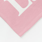 Afbeelding van herhaalde naam fleece deken (Hoek)