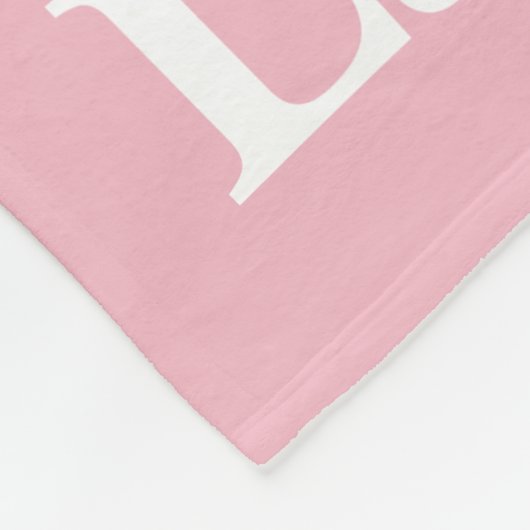 Afbeelding van herhaalde naam fleece deken (Hoek)