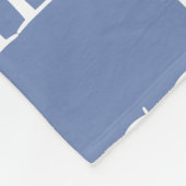 Afbeelding van herhaalde naam fleece deken (Hoek)