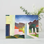 Afbeelding van het Afrikaanse landschap door Augus Kaart (Staand voorkant)