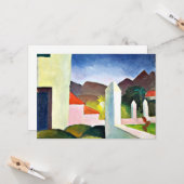 Afbeelding van het Afrikaanse landschap door Augus Kaart (Voorkant / Achterkant in situ)