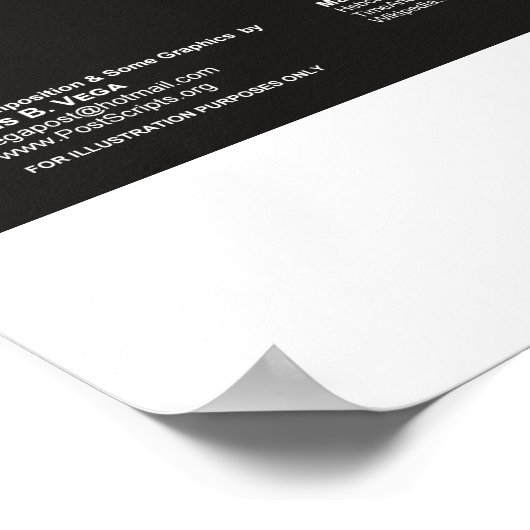 Afbeelding van het Beest Poster (Hoek)