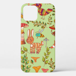 Afbeelding van het bosleven. Flora en fauna. Vinta Case-Mate iPhone Case