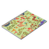 Afbeelding van het bosleven. Flora en fauna. Vinta Notitieboek (Linkerzijde)