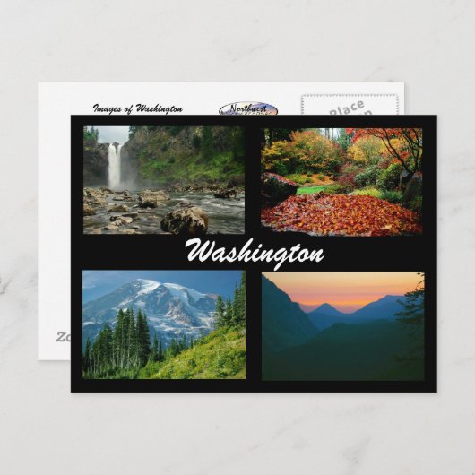 Afbeelding van het briefkaart Washington (Voorkant / Achterkant)