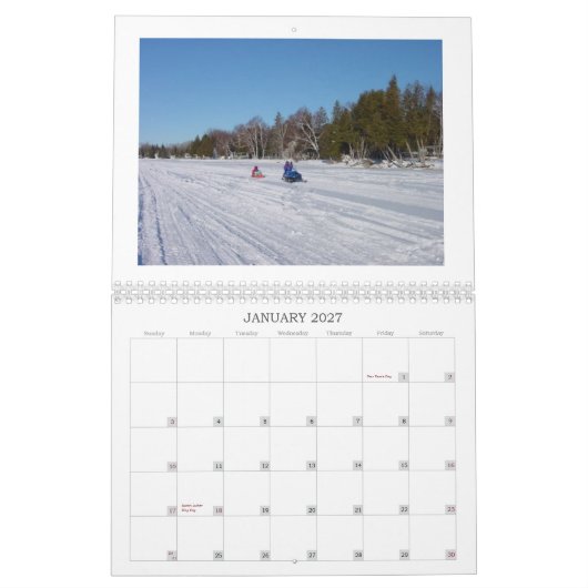 Afbeelding van het Burt Lake Kalender (Jan 2027)