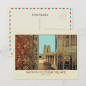 Afbeelding van het culturele dorp Doha Katara Qata Briefkaart (Voorkant / Achterkant)