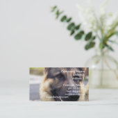 Afbeelding van het Duitse Visitekaartje Shepherd (Staand voorkant)