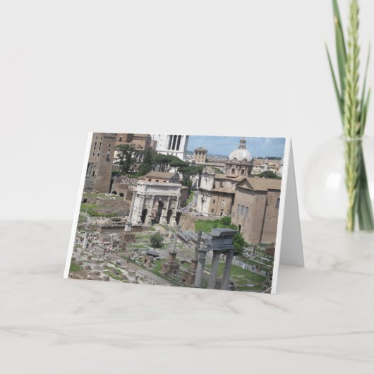 Afbeelding van het Forum Romanum Kaart (Voorkant)