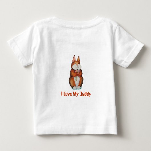 afbeelding van het glimlachen van schattig bruin k (Achterkant)