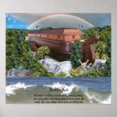 Afbeelding van het grote noahs ark Diorama Gloss C Poster (Voorkant)