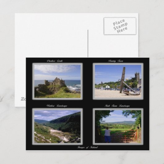 Afbeelding van het Ierse briefkaart (Voorkant / Achterkant)