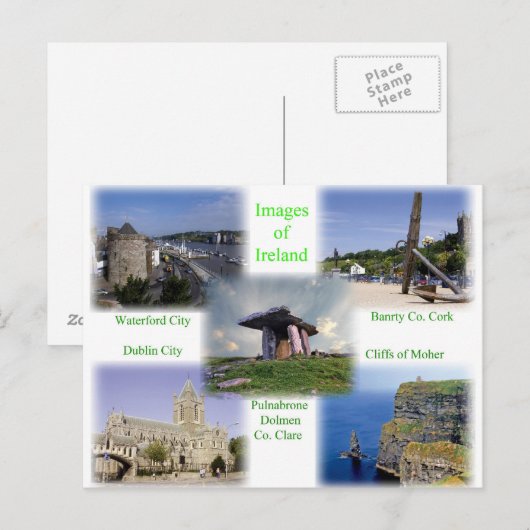 Afbeelding van het Ierse Briefkaart (Voorkant / Achterkant)